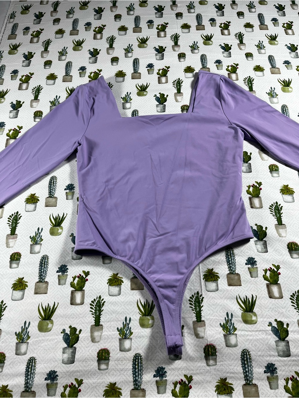 Blue Rain by Francesca’s One Piece Women’s Long Sleeve Body Suit Size XL Purple